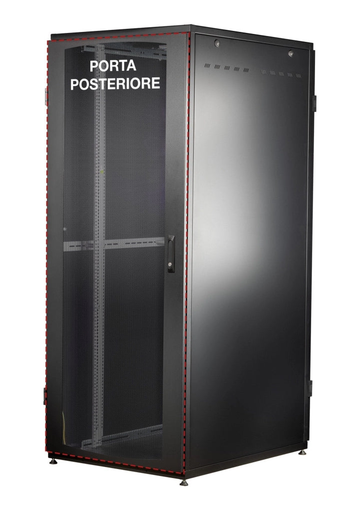 Armadio Server Rack NextGen 1000 19'' 800x1000 47U Nero Porta Grigliata