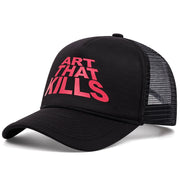 Cappellini da baseball ricamati ART THAT'S KILLS, neri