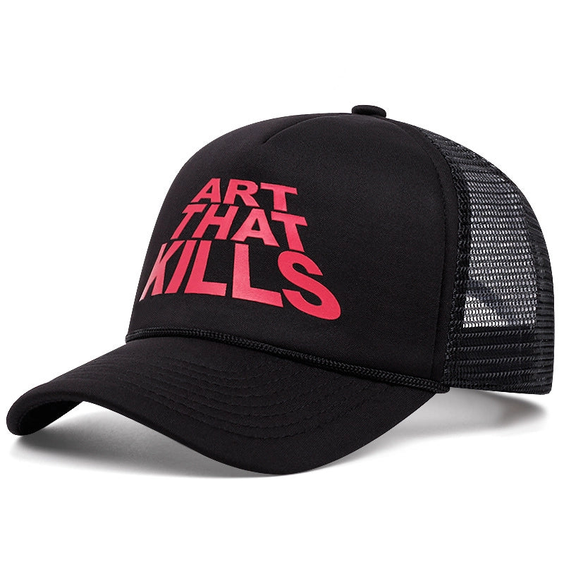 Cappellini da baseball ricamati ART THAT'S KILLS, neri