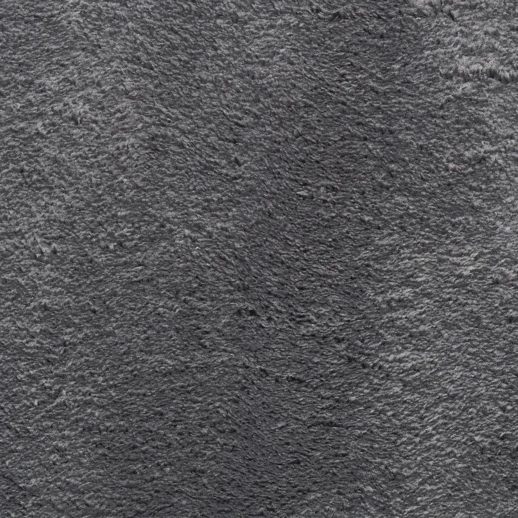 Tappeto a Pelo Corto HUARTE Morbido Lavabile Antracite 80x200cm 374996