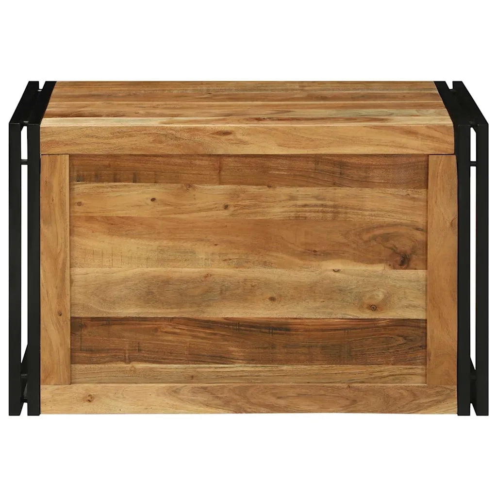 Scatola di Stoccaggio 80 x 50 x 50 cm Legno di acacia 4016747