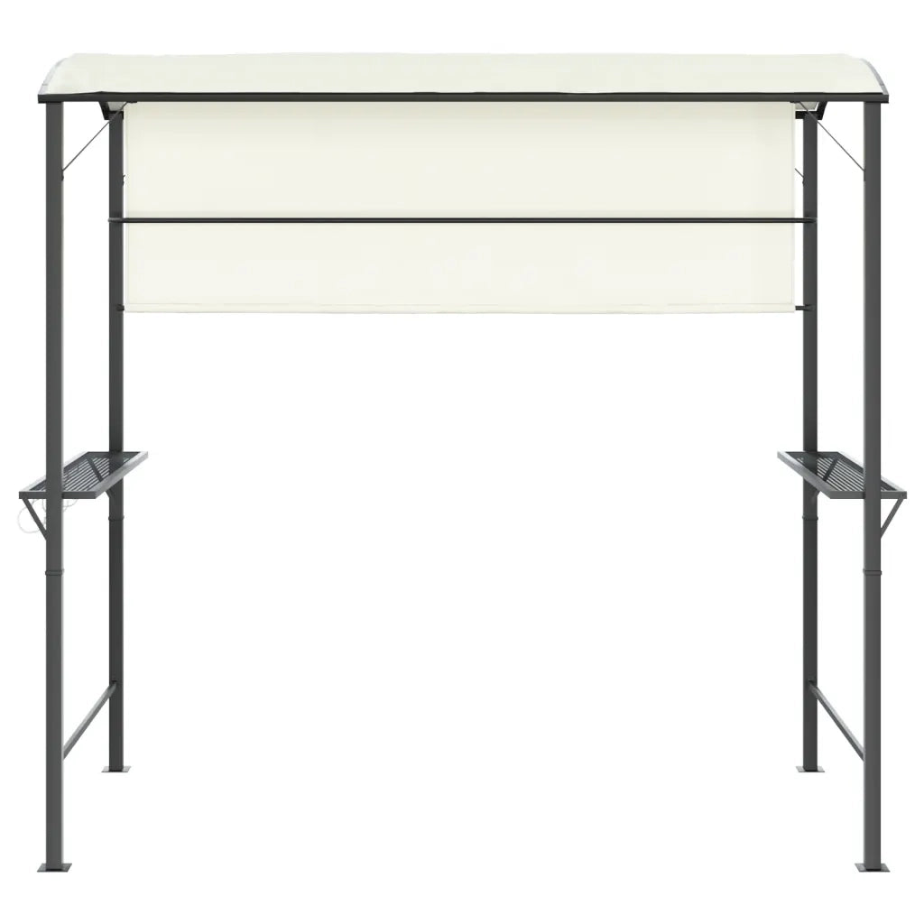 Gazebo | Pergolato con Tetto 220x110x200 cm Crema