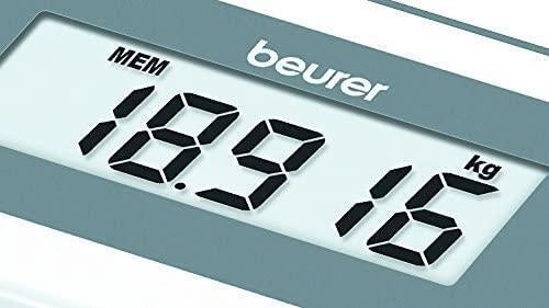 Beurer KS 59 XXL Bilancia da Cucina, elettrica, grey, white, argento
