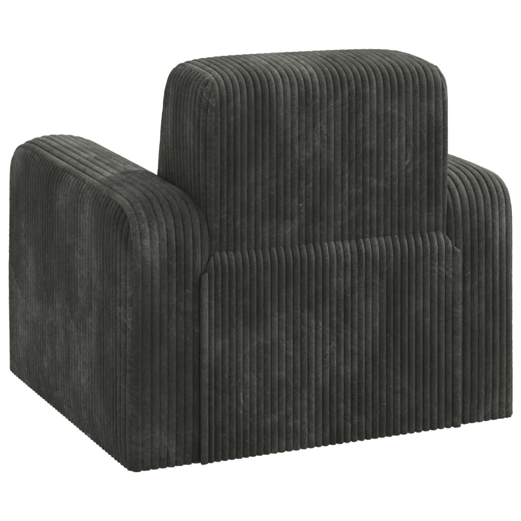 Poltrona Antracite corduroy 42042443