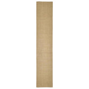 Tappetino tiragraffi in sisal per gatti 66 x 350 cm Marrone chiaro 02_0045549