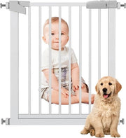 Trappola di Protezione per Porta, 76-103 cm, Protezione per Porte per Bambini, Cani e Gatti, Porta di Sicurezza con Cerniera Automatica