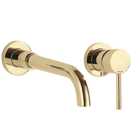 Rubinetto Da Incasso Rea Lungo Long Gold + Box
