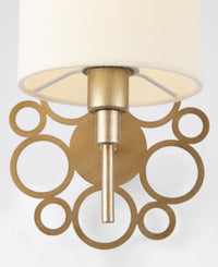 Lampada da parete House in Metallo Anna Oro Antique