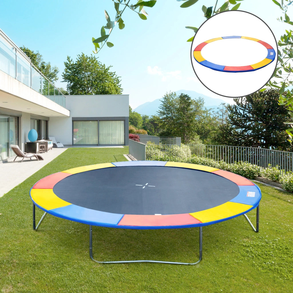 Copertura Protettiva Imbottita per Trampolino ¨C Zephmum ¨C ?244 cm Multicolore