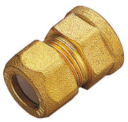 RACCORDO OTTONE DIRITTO BICONO F/GAS 12X3/8- TIEMME- 10,0 pz