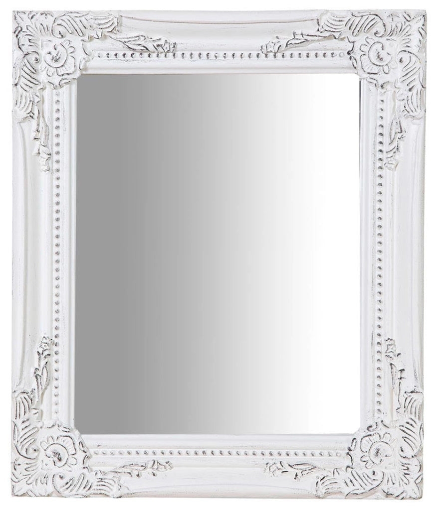 Biscottini Specchiera da appendere verticale/orizzontale L27xPR4xH32 cm finitura bianco anticato.
