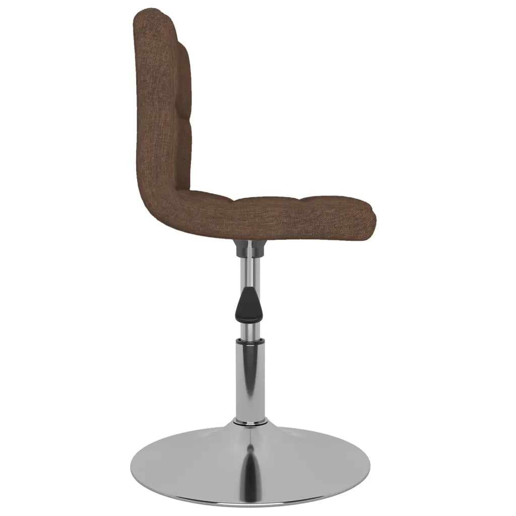 Sedie da Pranzo Girevoli 4 pz Marroni in Tessuto cod mxl 61093