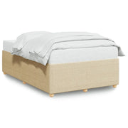 Letto matrimoniale | Letto per adulti | Giroletto senza Materasso Crema 120x200 cm Tessuto