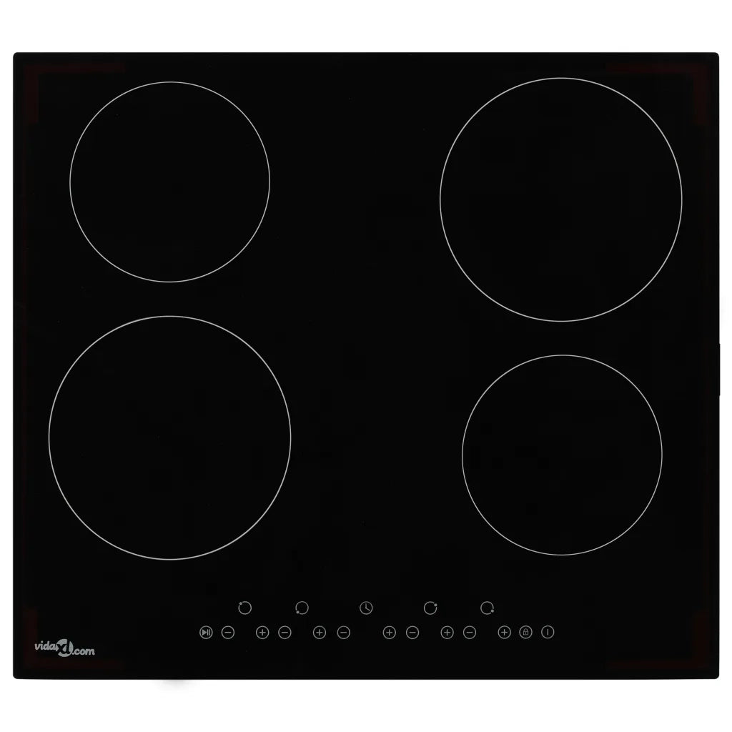 Piano Cottura in Ceramica con 4 Zone e Controlli Touch 6000 Wcod mxl 127685
