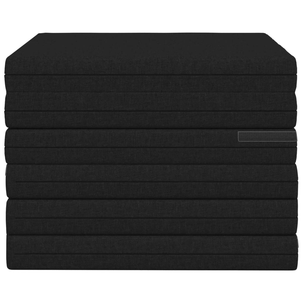 Divano Letto Pieghevole 140 x 67 x 45 cm Nero 900270