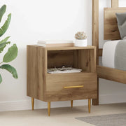 Comodino-Tavolino da notte Marrone 40 x 35 x 47,5 cm Legno multistrato 868832