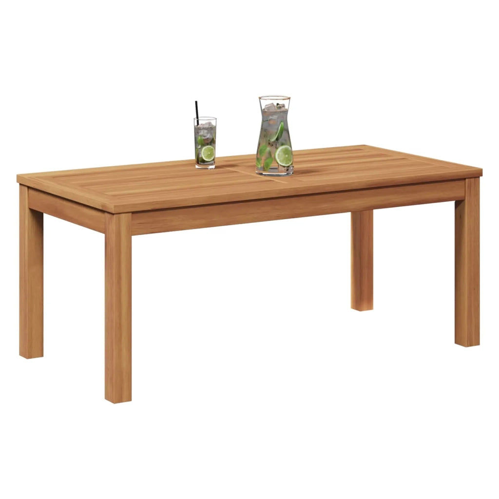 tavolo Marrone 95 x 45 x 40 cm Legno di teak solido CFW7877877