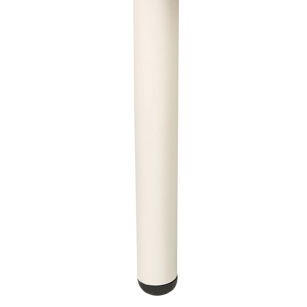 Pouf da giardino con struttura in metallo e cuscino a doghe in legno sintetico Grigio  74 x 74 cm stile elegante