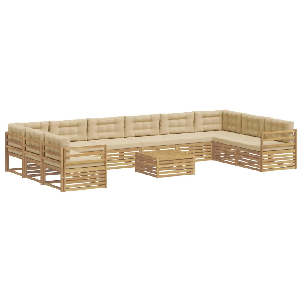 Set divani Legno di Acacia Massello