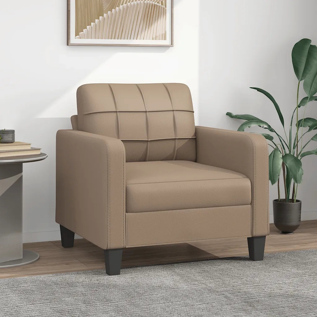 Poltrona-Divano Sedia Cappuccino 60 cm in Similpelle 519220