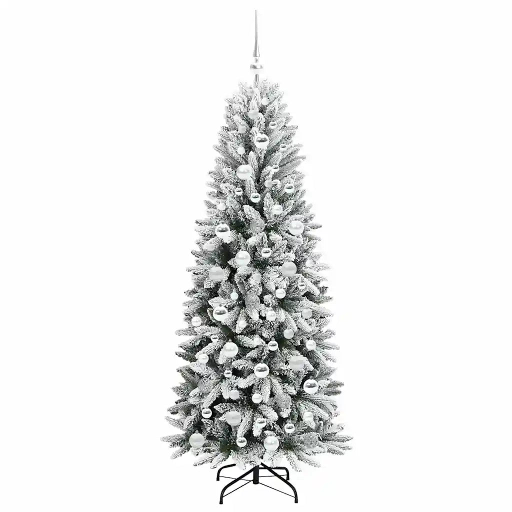 Albero di Natale artificiale con 300 LED Bianco 180 cm 3396050
