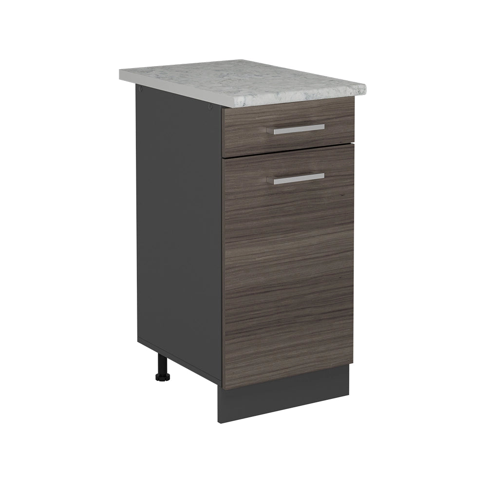 Mobiletto base per cucina R-Line Grigio nobile/Antracite 40 cm PL Marmo Vicco