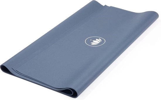 Mat di yoga per viaggio, disponibile, sottile e fornito, tappeto di riso ecologico del 100% gomma naturale, mat di yoga professionale, 185 x 65 x 0,13 cm