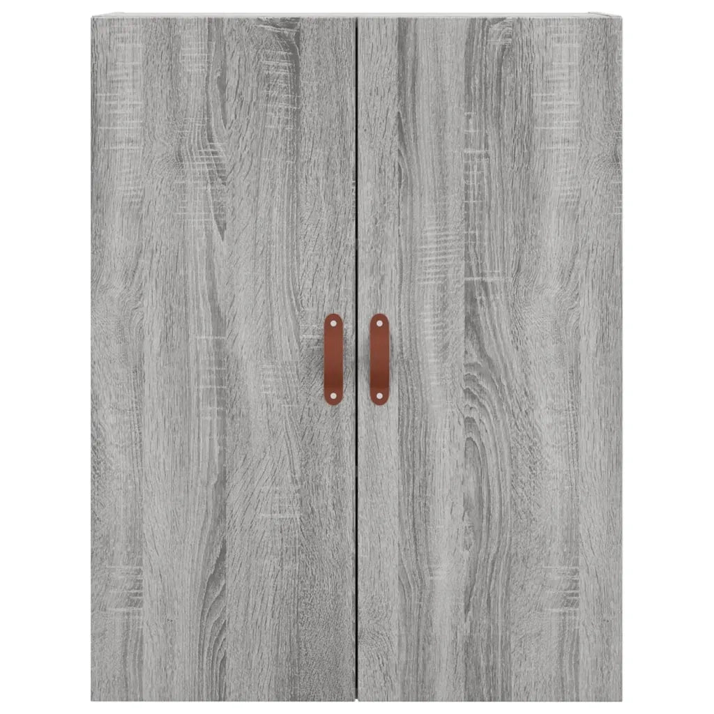 Credenza Grigio Sonoma 69,5x34x180 cm in Legno Multistrato 3195825