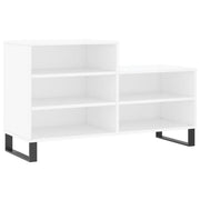 Scarpiera | Mobile per scarpe Bianca 102x36x60 cm in Legno Multistrato