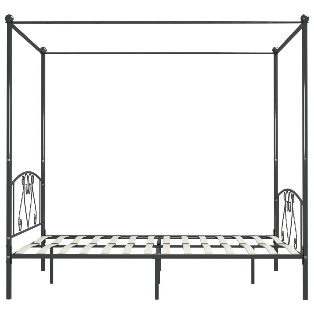Giroletto Baldacchino senza Materasso 200x200 cm Metallo