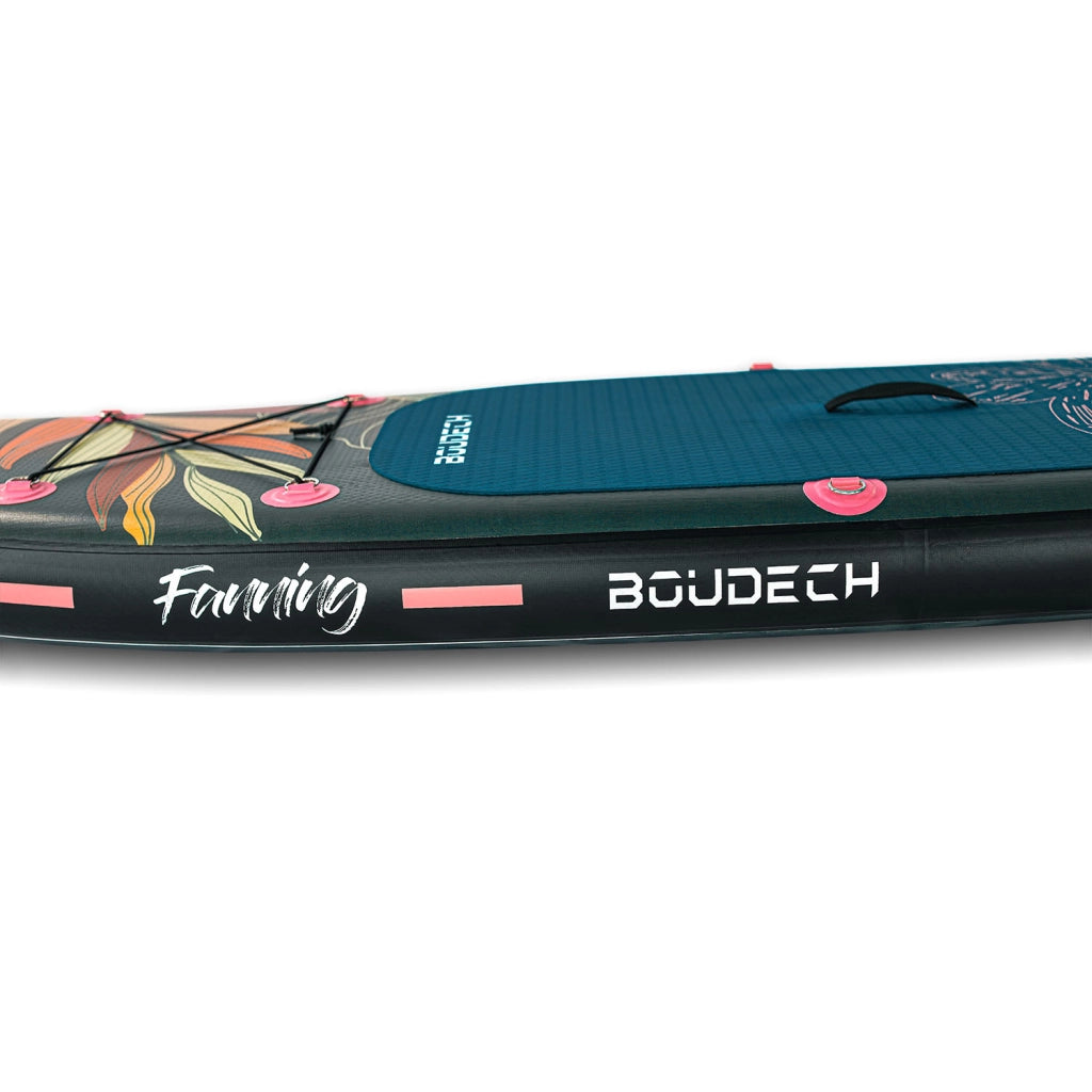 Stand Up Paddle Board Flatwater/Touring Carissa Jungle - Tavola da SUP gonfiabile 300X75X15 cm con pagaia regolabile, cavigliera, gonfiatore, kit riparazione e borsa da trasporto. Peso Max 140kg