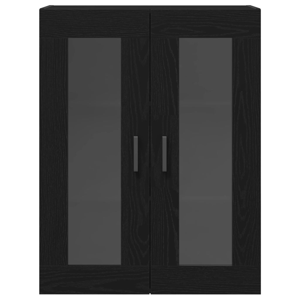 Mobile con Armadietto Nero Rovere Legno Ingegnerizzato