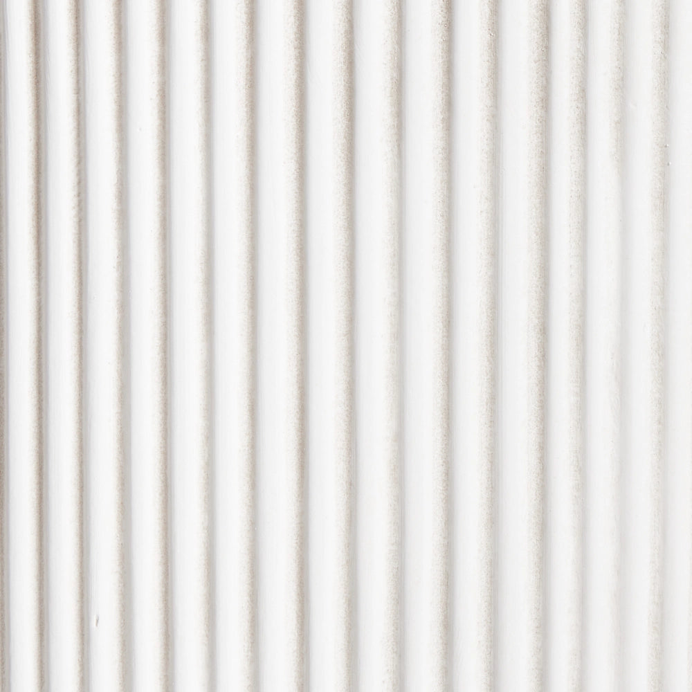 Vaso per piante rialzato Beige Chiaro 35x35x57 cm MgO Vaso alto rotondo gessato per interni esterni resistente alle intemperie