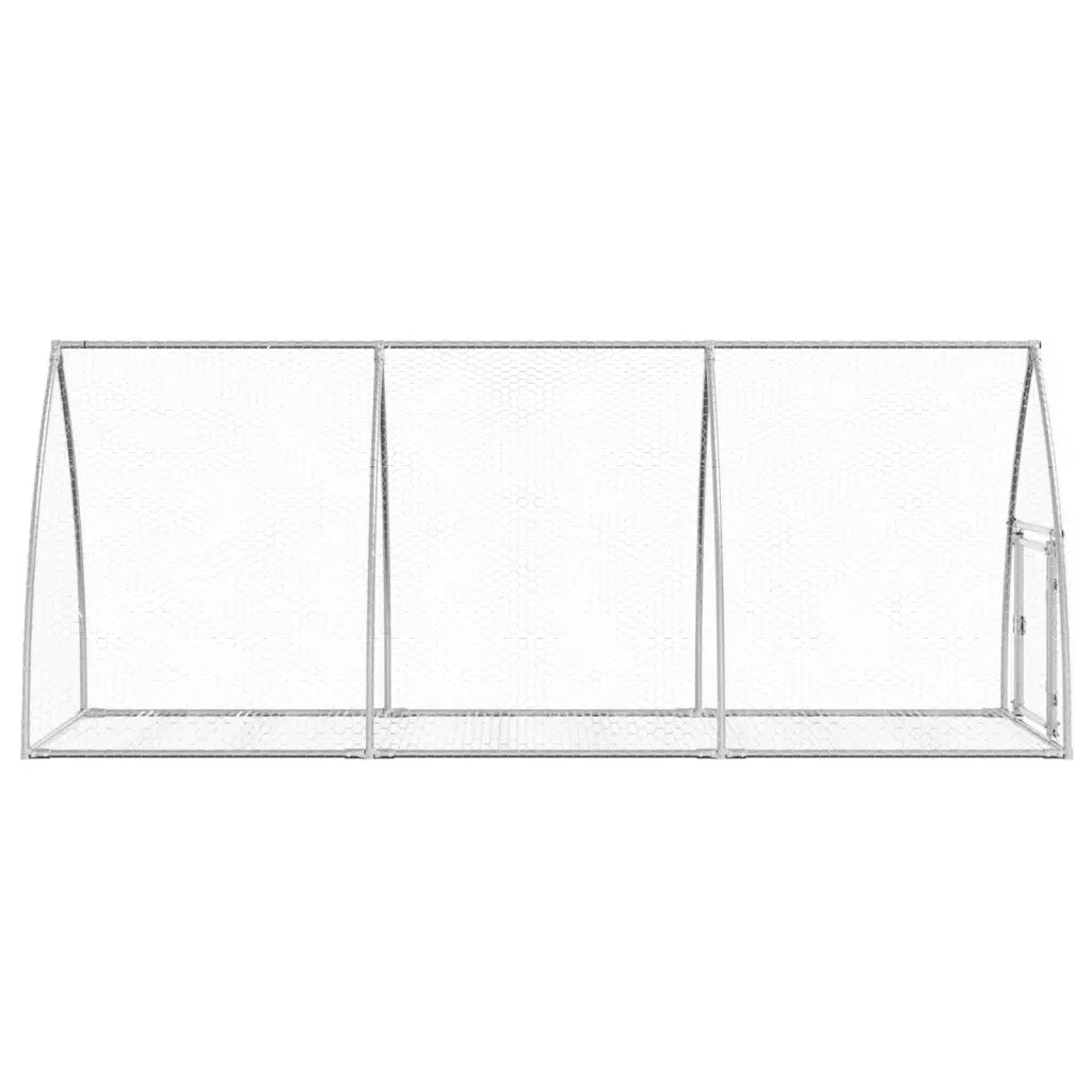 Conigliera Argento 105x300x120 cm in Acciaio Zincato 3281528