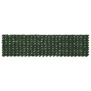 Schermo per balcone con foglie Verde Scuro 300 x 75 cm 42040623