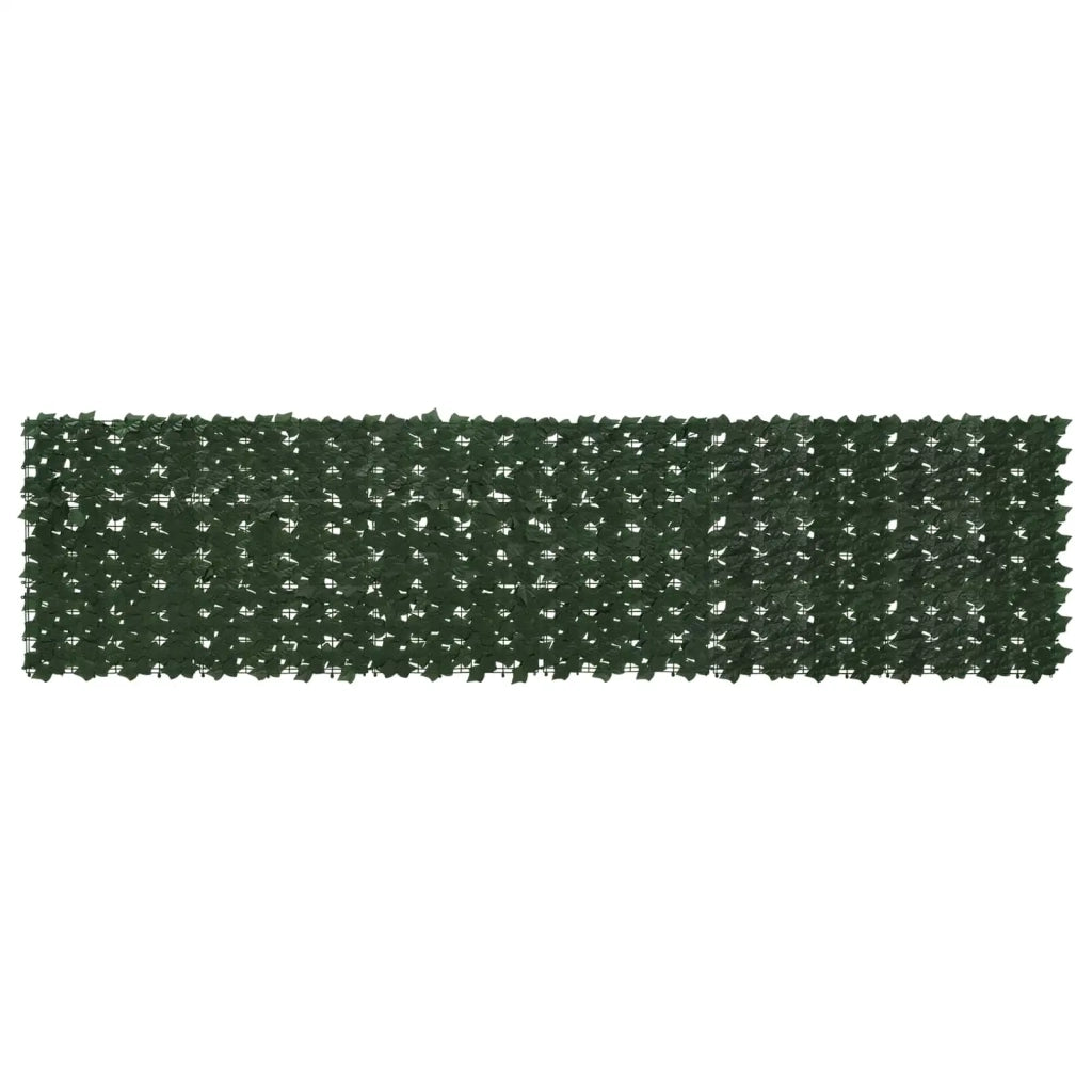 Schermo per balcone con foglie Verde Scuro 300 x 75 cm 42040623