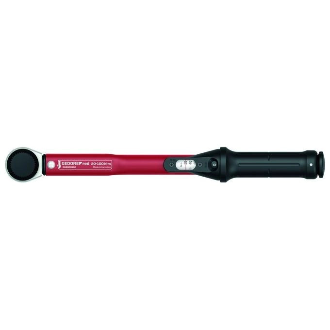 Gedore R68900100 GEDORE red Chiave dinamometrica con attacco 1-2'' e campo di taratura 20-100 Nm colore Nero
