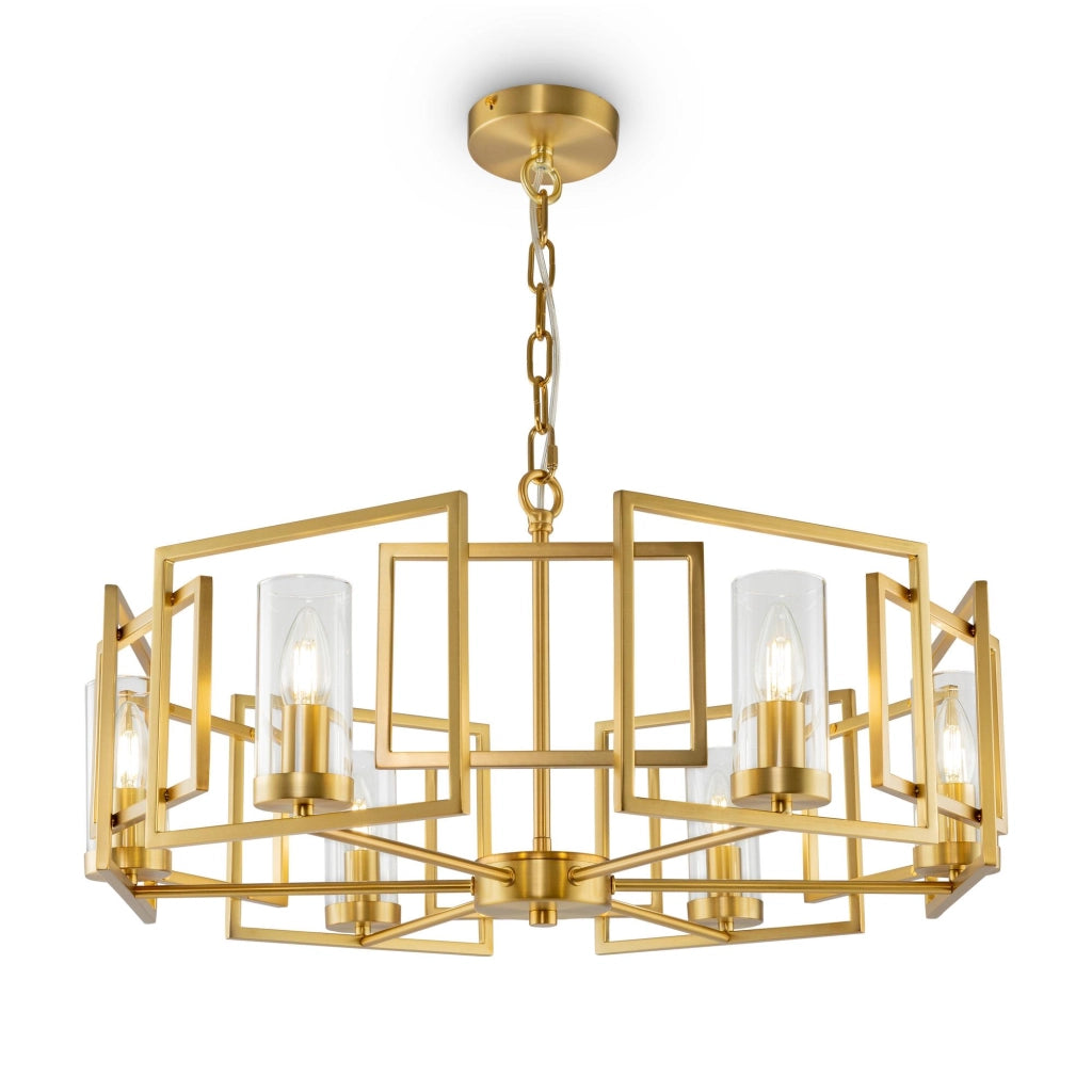 Lampada pendente House in Metallo Bowi Oro