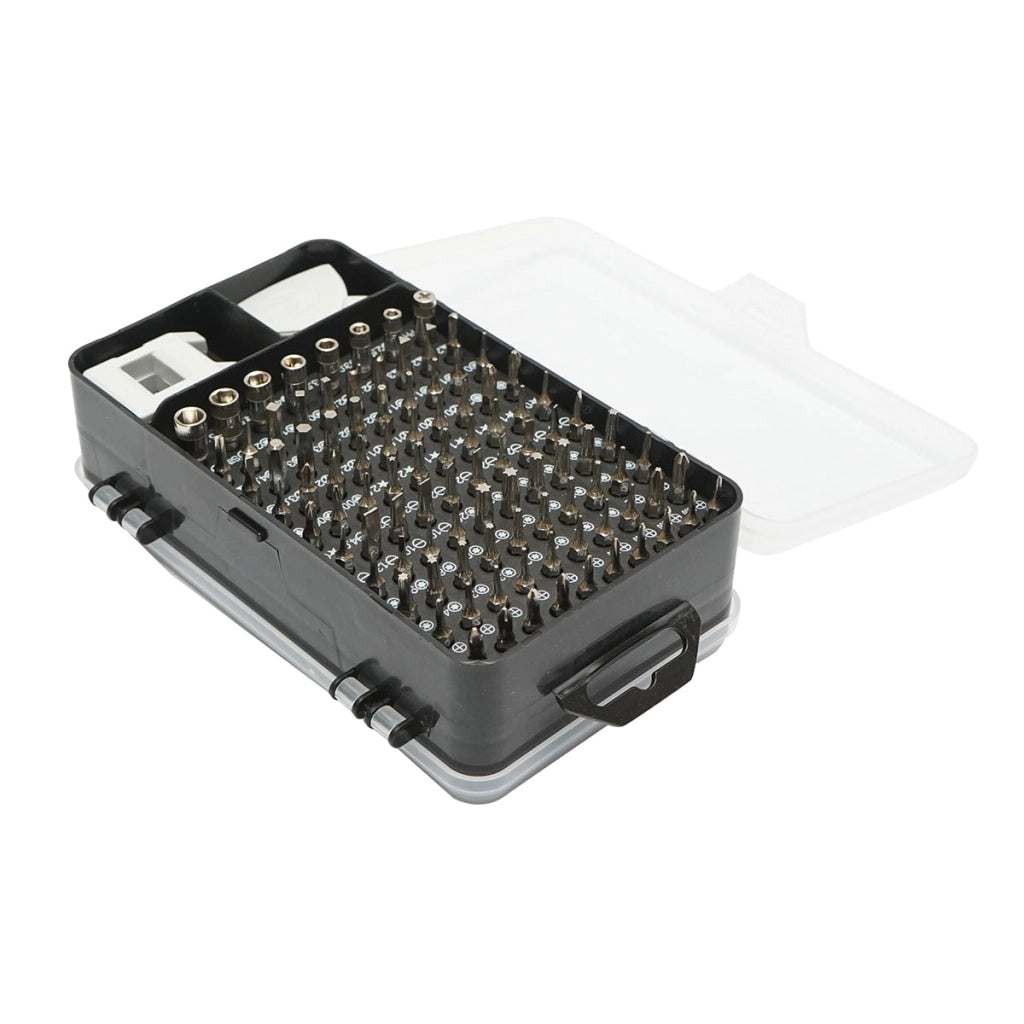 Set di cacciaviti di precisione, punte torx, croce, esagonali per elettronica 115 pezzi