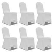 Coprisedie in Tessuto Elasticizzato Bianco 12 pz CFW2983031