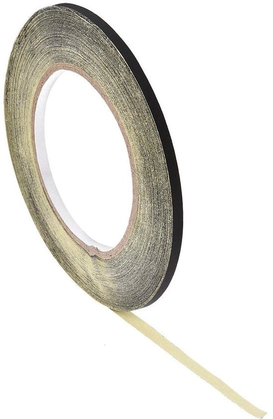 Tape di Stoffa a Banda per Laptop e Chitarra Elettrica, Temperatura Alta, 30 metri, Nero