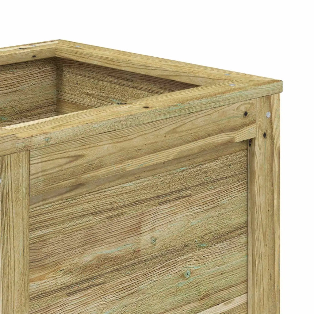 Panchina da giardino con fioriera Legno di Pino Impregnato 42042676