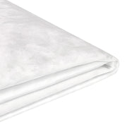 Copri Letto Velluto di colore Bianco per Letto 160 x 200 cm Sfoderabile Lavabile camera da letto
