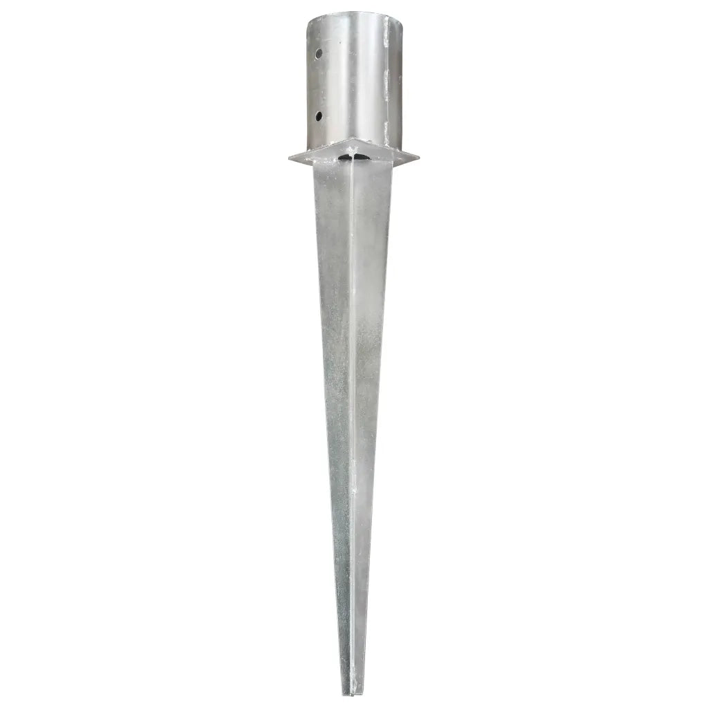 Picchetti di Terra 2 pz Argento 10x76 cm in Acciaio Zincato CFW4913811