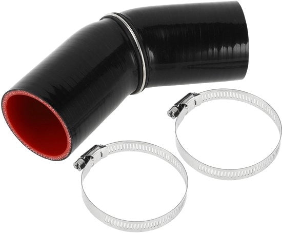Slang di raffreddamento a silicone 60 mm - 45 Gradi - Multistrato - Weave - Tasso di temperatura fino a 300℃ - Slang a silicone