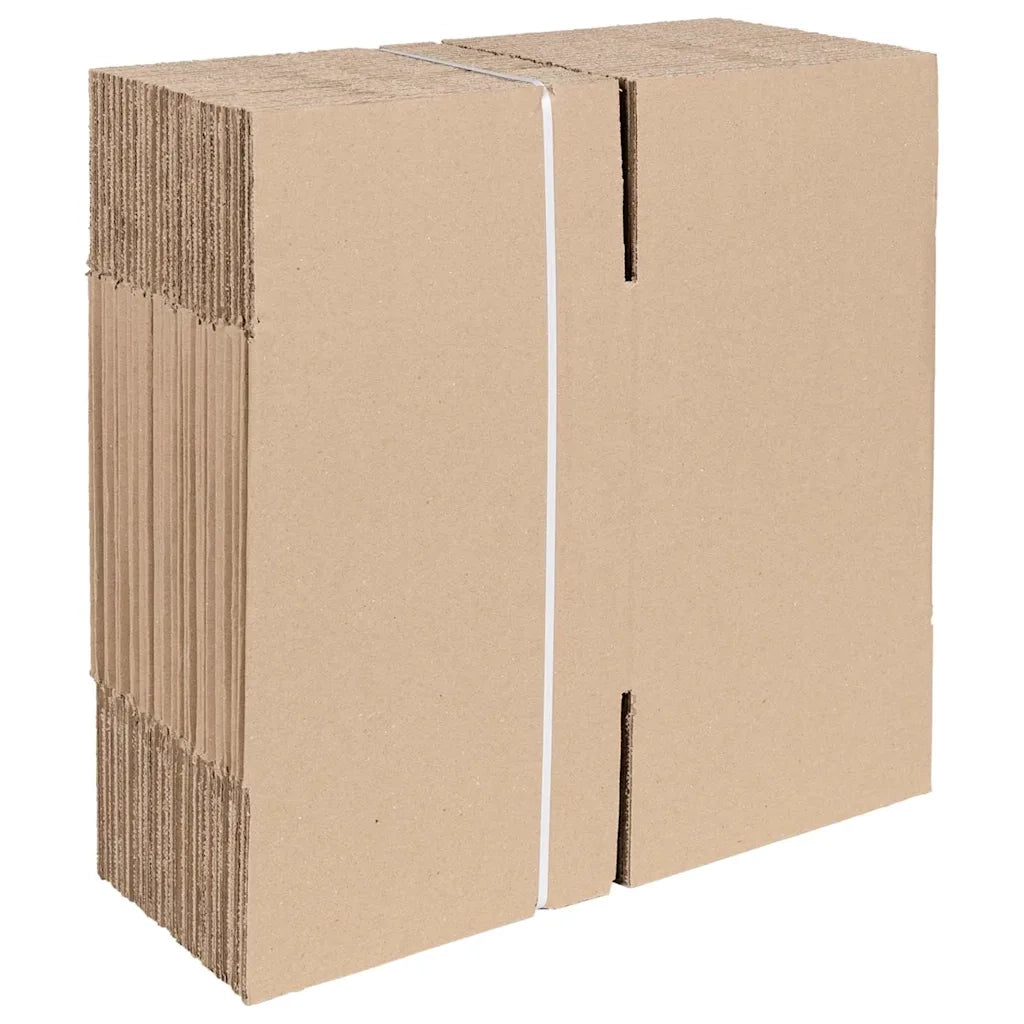 Scatola Pieghevole 50 pz Naturale 20 x 20 x 20 cm Cartone CFW7041842