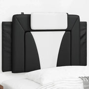 Cuscino Testiera Nero e Bianco 90 cm in Similpelle