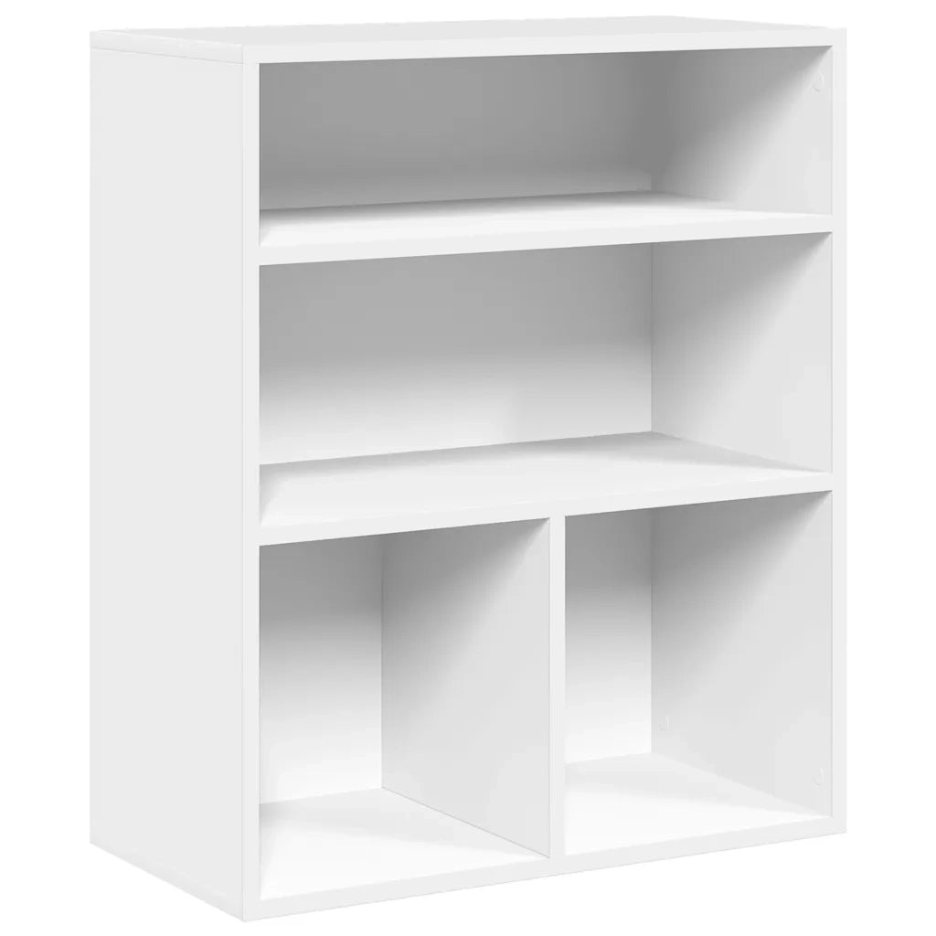 Libreria Bianca 60x30x71,5 cm in Legno Multistrato 860310