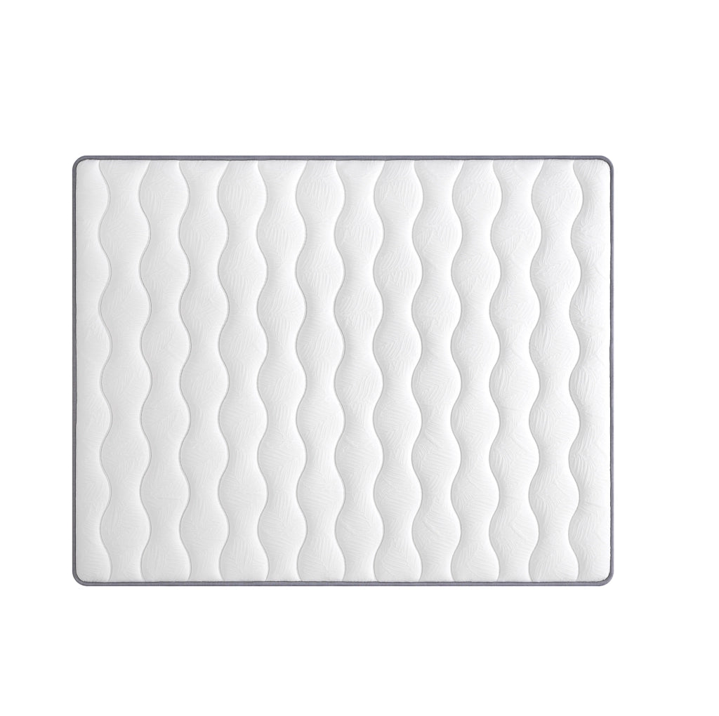 Materasso a molle 160 x 200 cm, altezza 20 cm, bianco, ergonomico e arrotolato