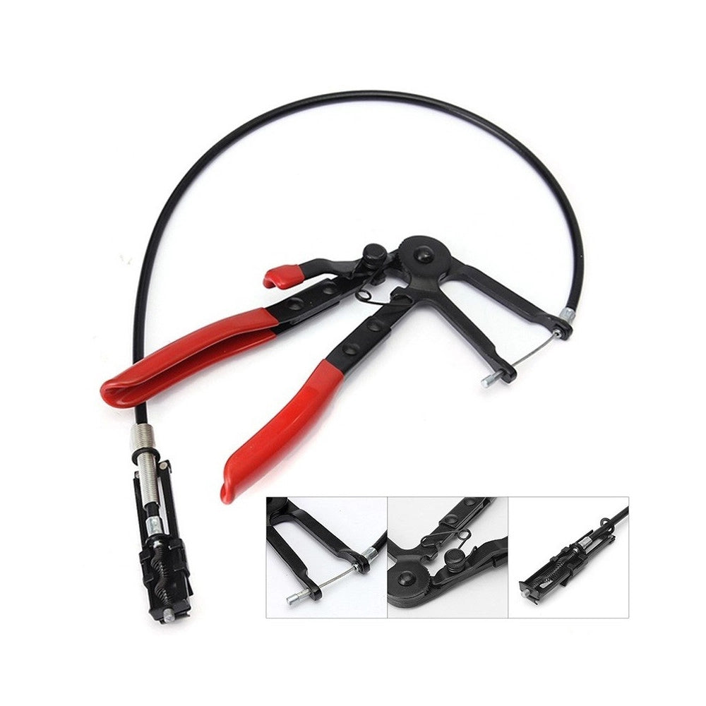 Trade Shop - Pinza Per Fascette Manicotti Auto Moto Con Cavo Flex Bowden Stringitubo -